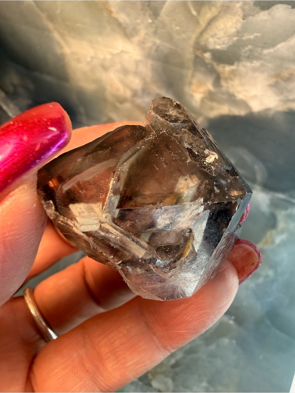 Smokey Elestial Quartz specimen 32g Origin Brazil